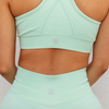 Petal Seamless Sports Bra - Sage Blossom