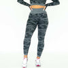 Rebel Seamless Leggings (Camo Black)