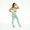 Rebel Seamless Sports Bra (Camo Light Green)